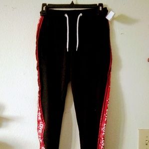 NWT On Fire Drawstring Active Wear Pants, 3" cuff